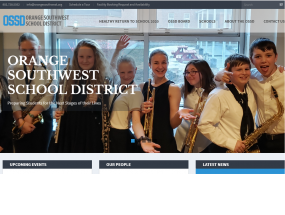 Orange Southwest School District website preview